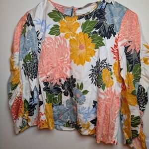Zara Multicolor Floral Top